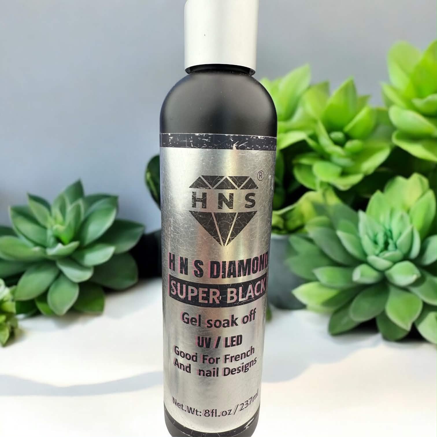 HNS Diamond Super Black Gel 8fl.oz