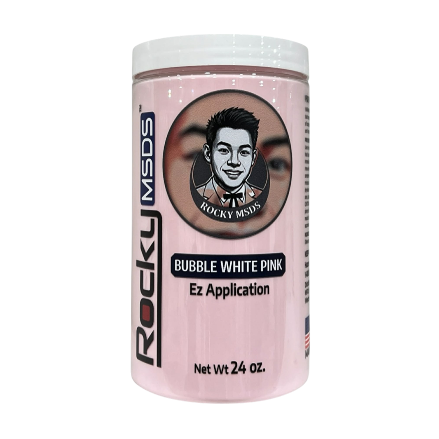 Rocky MSDS Bubble White Pink Powder 24oz