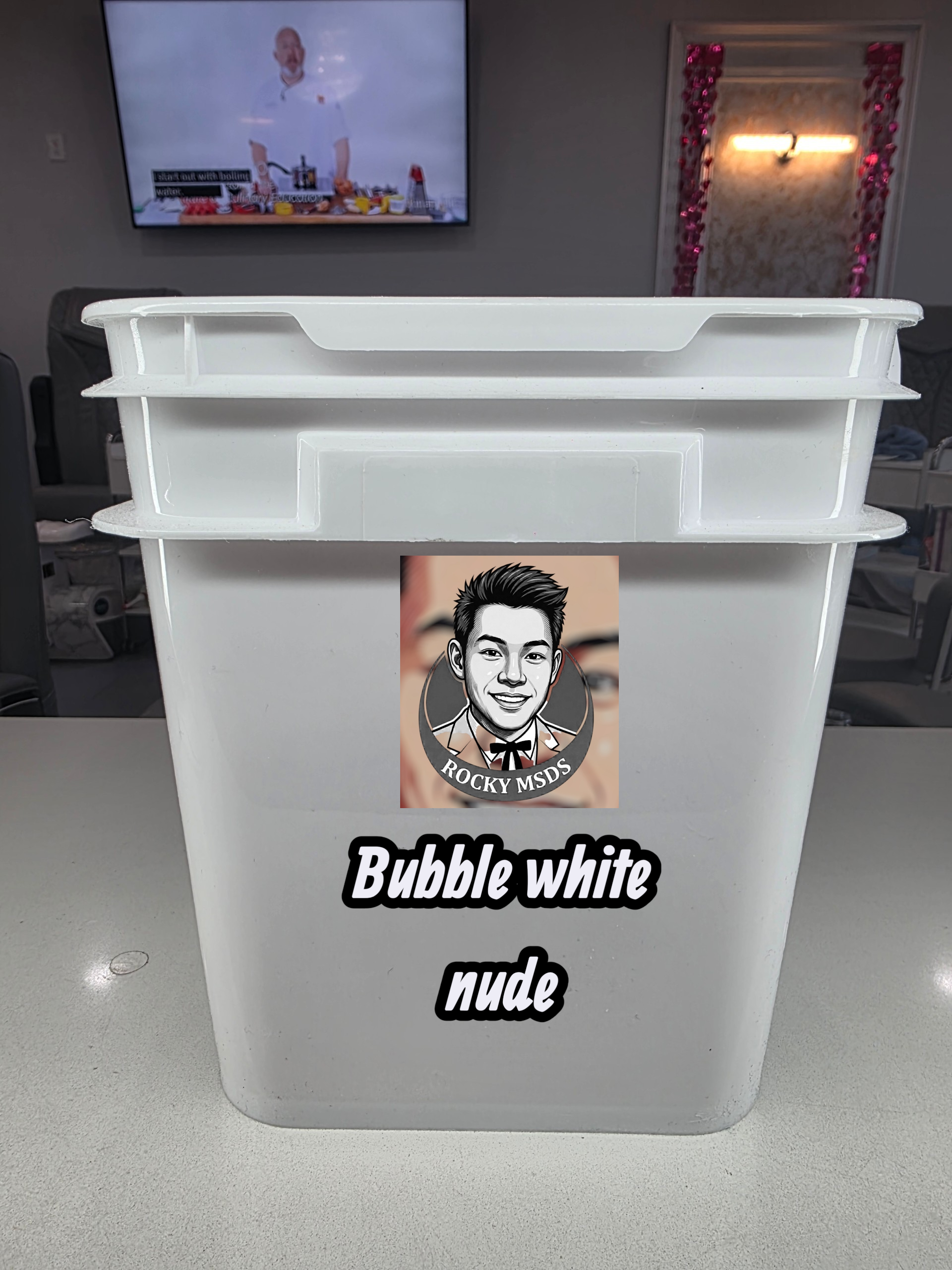 Bubble white nude 5lbs