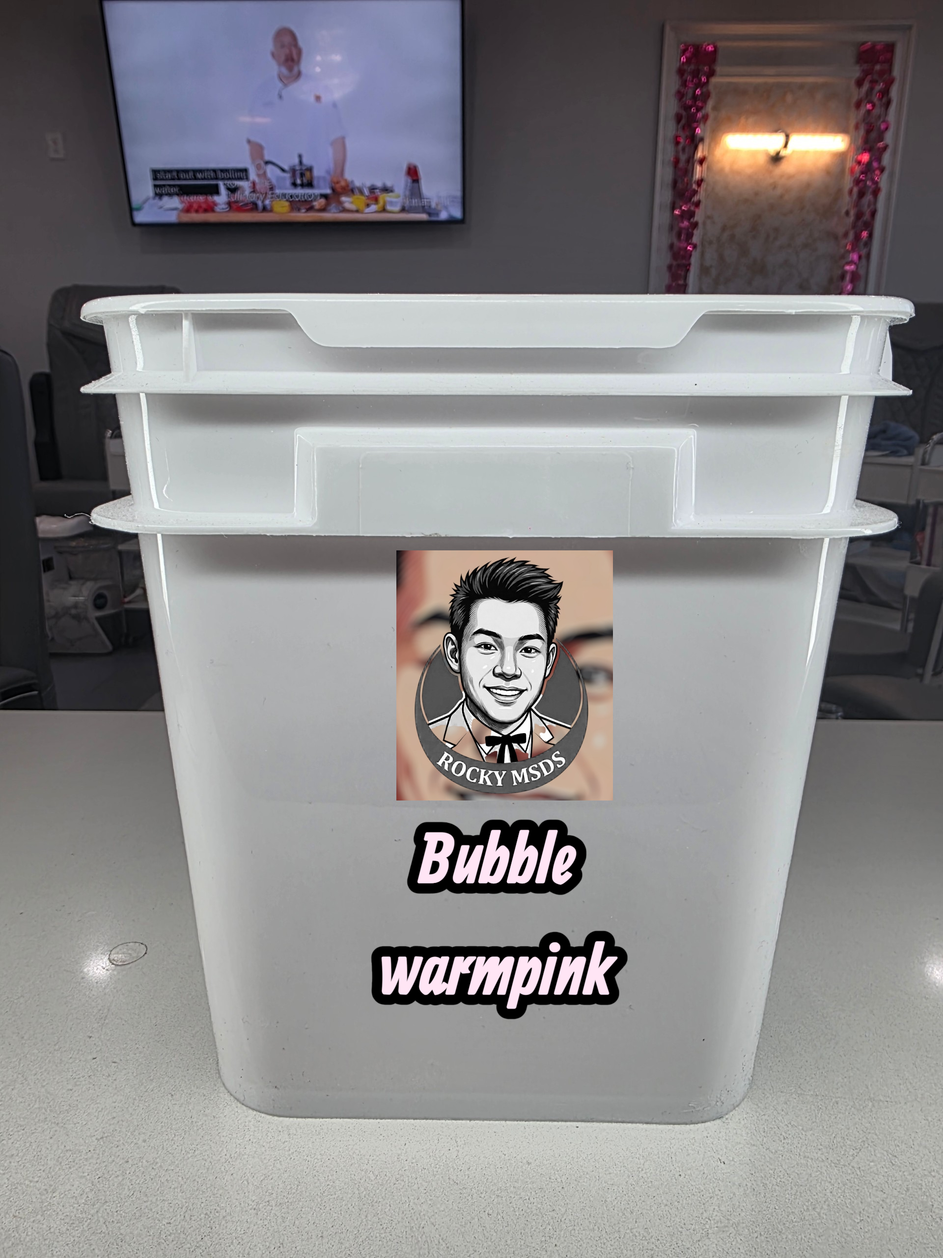 Bubble warm pink